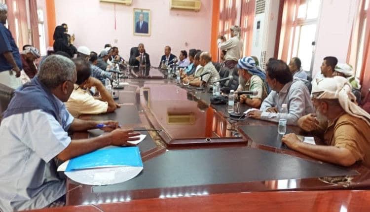 يس الوزراء يترأس اجتماع لقيادات المكتب التنفيذي في محافظة لحج